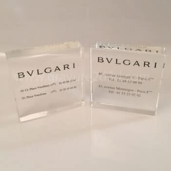 Plaques de signalétique gravées ou imprimées - plaque de verre avec marquage couleur
