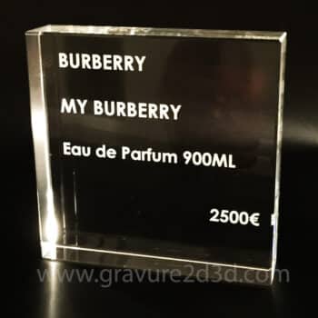 Plaques de signalétique gravées ou imprimées - plaque en verre personnalisable