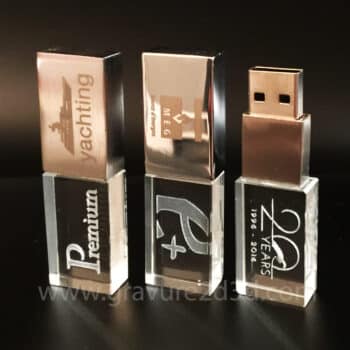 Clés USB publicitaires en verre