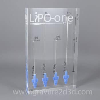bloc plexi publicitaire