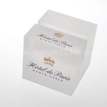 cube plexi personnalisable