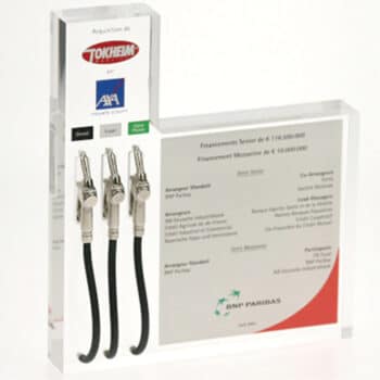 trophée plexi sur mesure