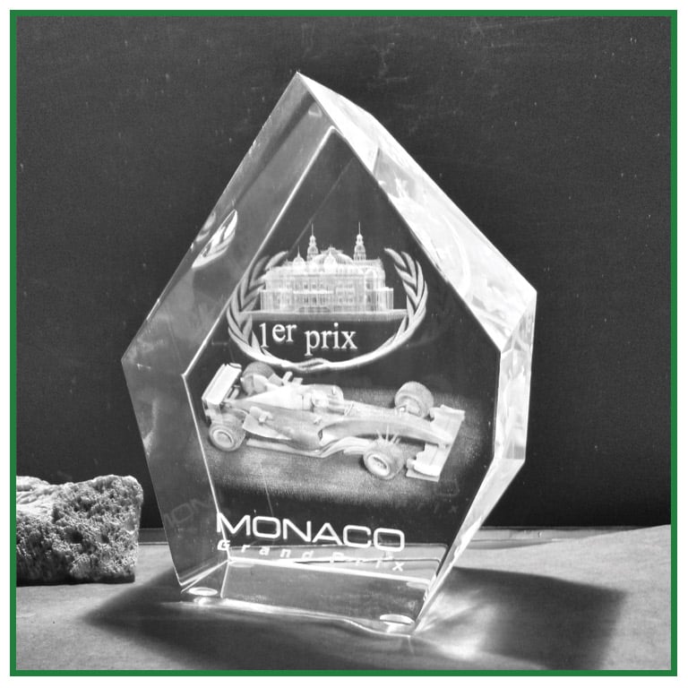 Trophée en verre Prestige