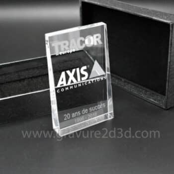 fabrication de trophée en verre
