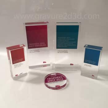 trophee plexi sur mesure
