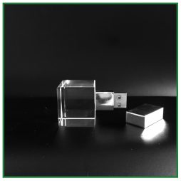 clé usb cube cristal