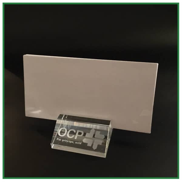 Porte cartes de visite en verre