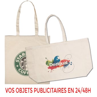Sacs coton publicitaires personnalisés