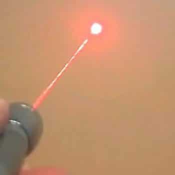image laser rayon brulant