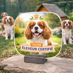 Plaque plexiglas personnalisée arrondie imprimée