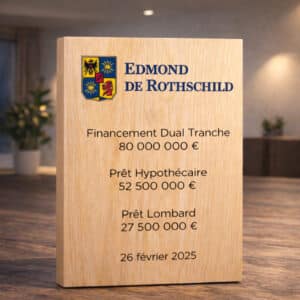 Trophées en bois personnalisables