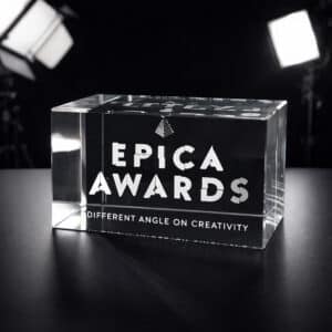 Bloc de verre gravé 80x50x50 mm