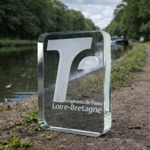 Plaque en verre personnalisée