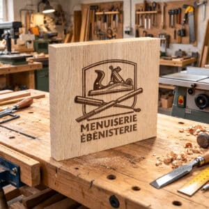 Plaque en bois personnalisée