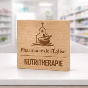 Plaque en bois personnalisée