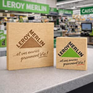 Plaque en bois personnalisée