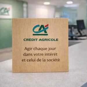 Plaque en bois personnalisée