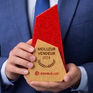 Trophée personnalisé PMMA bois Design voile