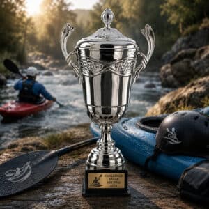 Trophée coupe métal argent