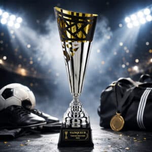 Coupe trophée vase personnalisé