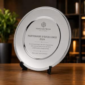 Trophée Assiette Métal Personnalisée Ø 30 mm