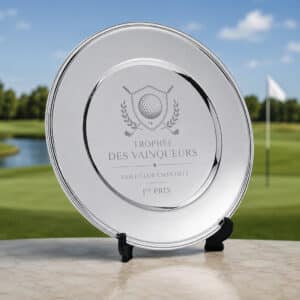 Trophée Assiette Métal Personnalisée Ø 30 mm
