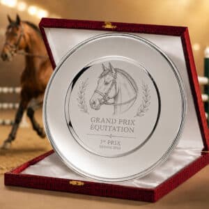 Trophée Assiette Métal Personnalisée Ø 30 mm
