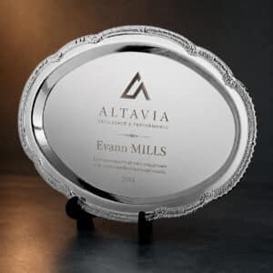 Trophée plateau personnalisable gravure laser